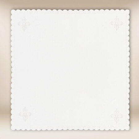 Korporał haftowany biały