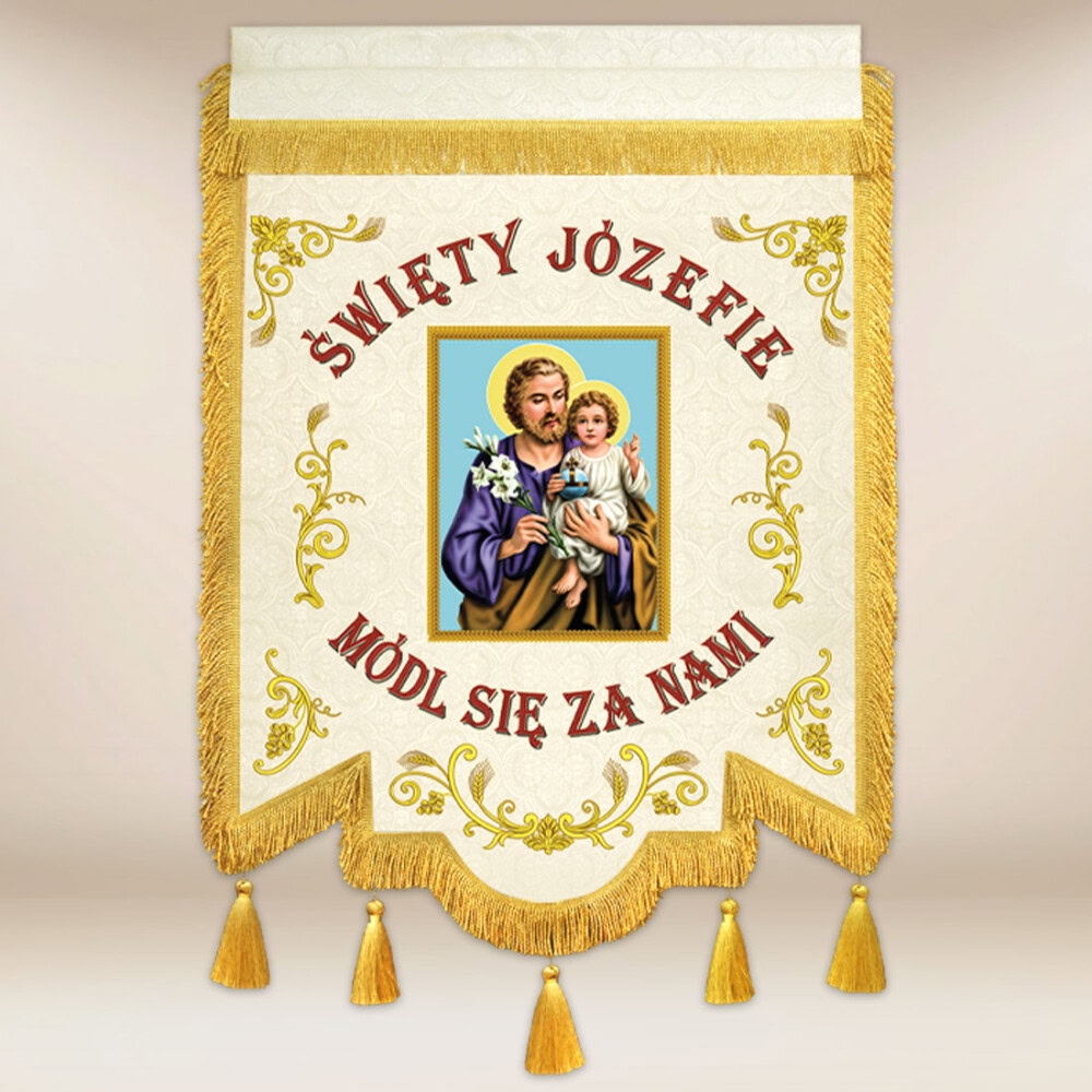 Chorągiew kościelna Św. Józef