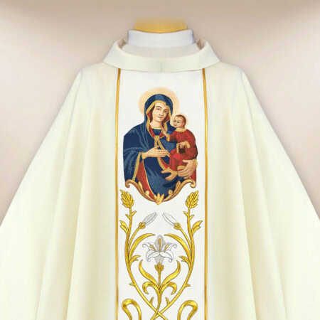 Ornat z wizerunkiem haftowanym “Serce Maryi”