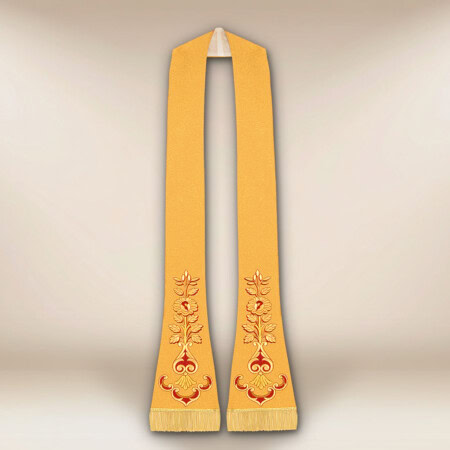 Stuła haftowana rzymska "Vaticano"