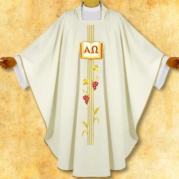 Ornat Haftowany "Alfa Omega"