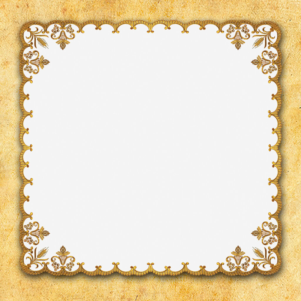 Serwetka haftowana "Italian Gold" 95x95