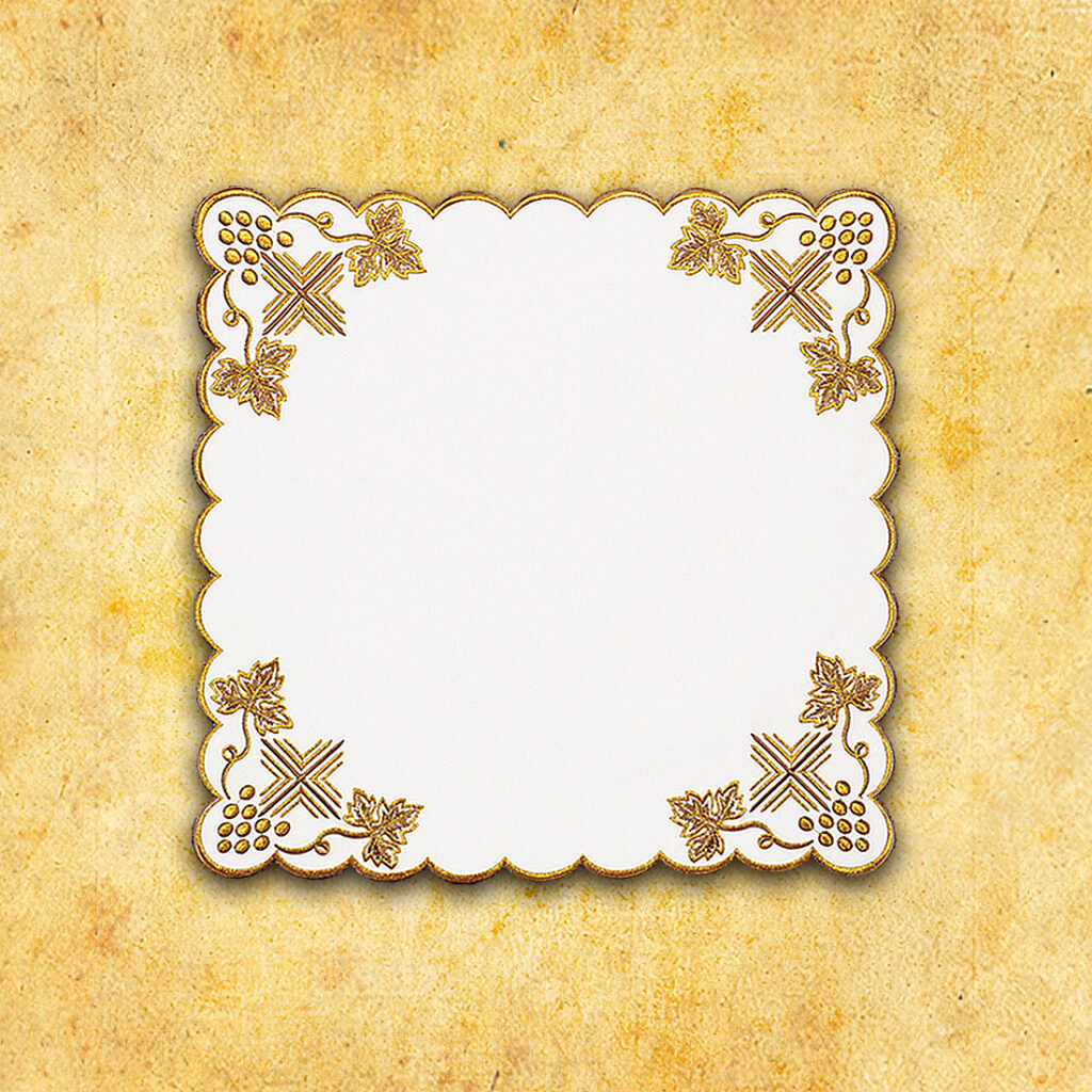 Serwetka haftowana "Złoto Brązowy" 45x45