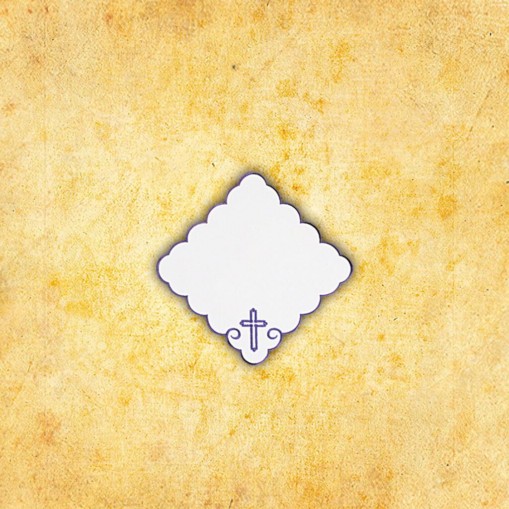 Serwetka haftowana "Fioletowe Winogrono" 45x45