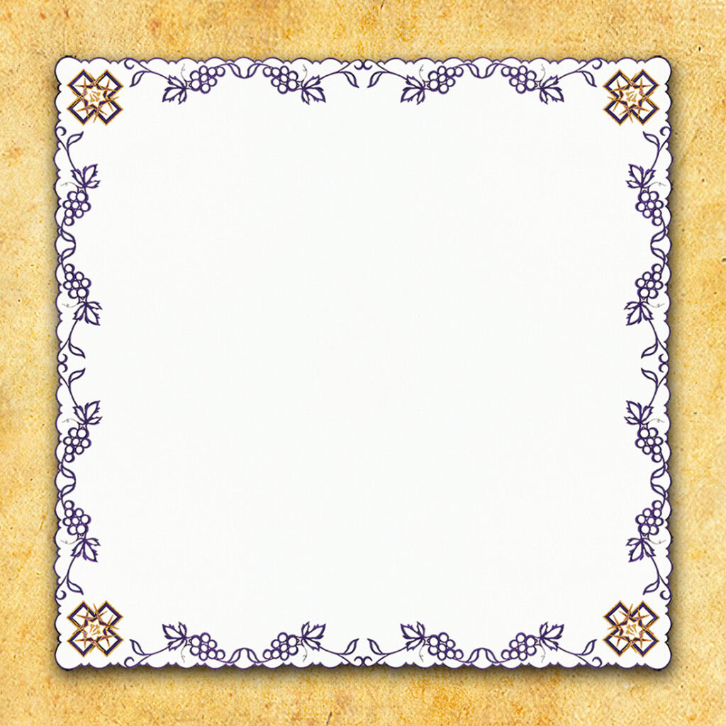 Serwetka haftowana „Krzyże z Cierniami”