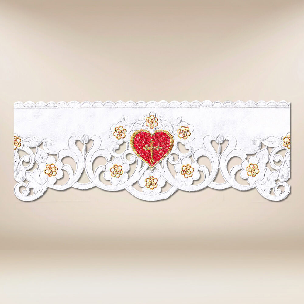 Koronka haftowana "Serce Jezusa"