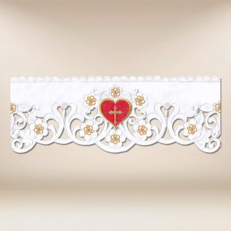 Koronka haftowana "Serce Jezusa"