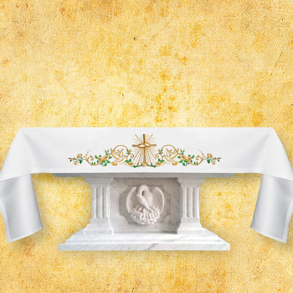 Stuła haftowana ślubna "Primavera"