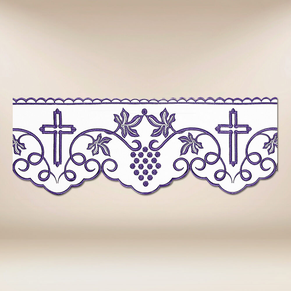 Koronka haftowana "Fioletowe Winogrono"