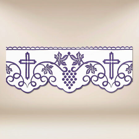 Koronka haftowana "Fioletowe Winogrono"