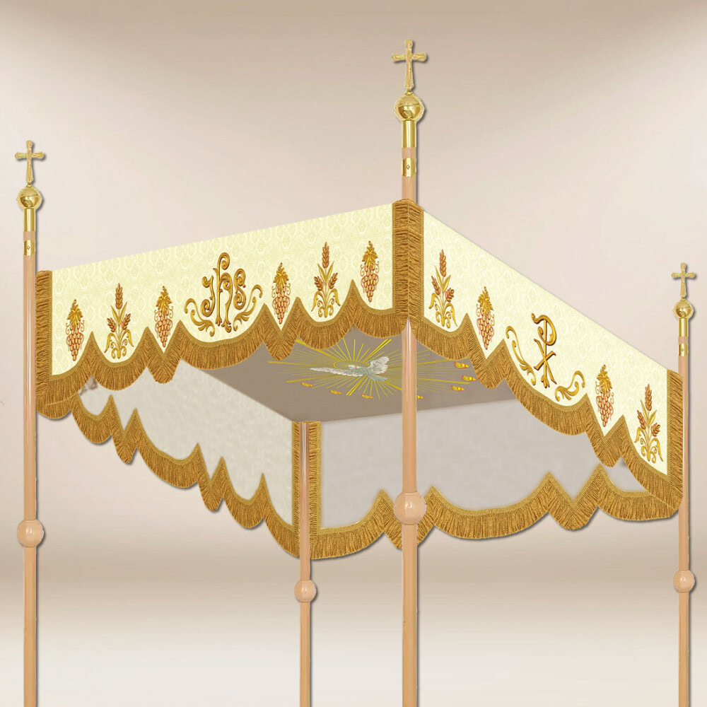 Baldachim haftowany na procesję