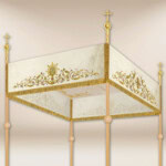 Baldachim haftowany na procesję