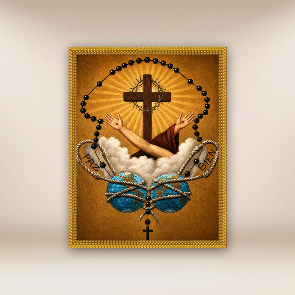 Obraz na tkaninie "Franciszkanie"