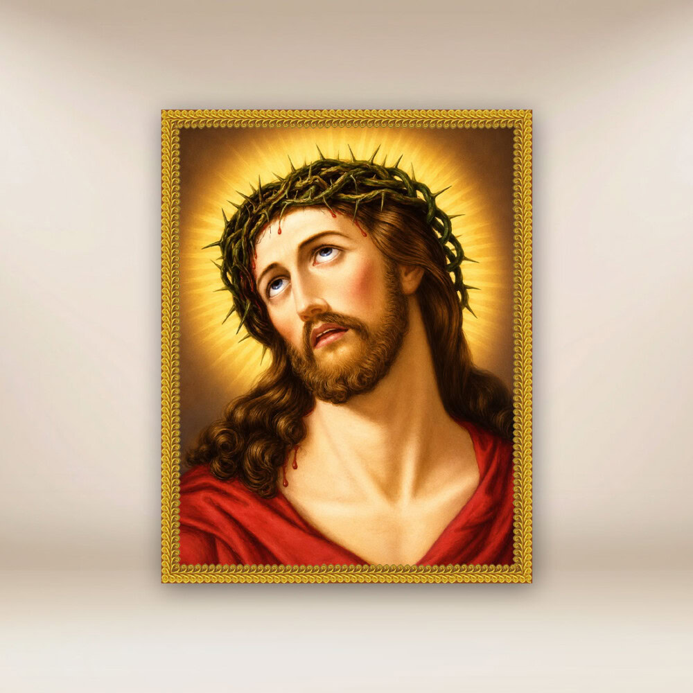 Obraz na tkaninie Jezus Cierpiący