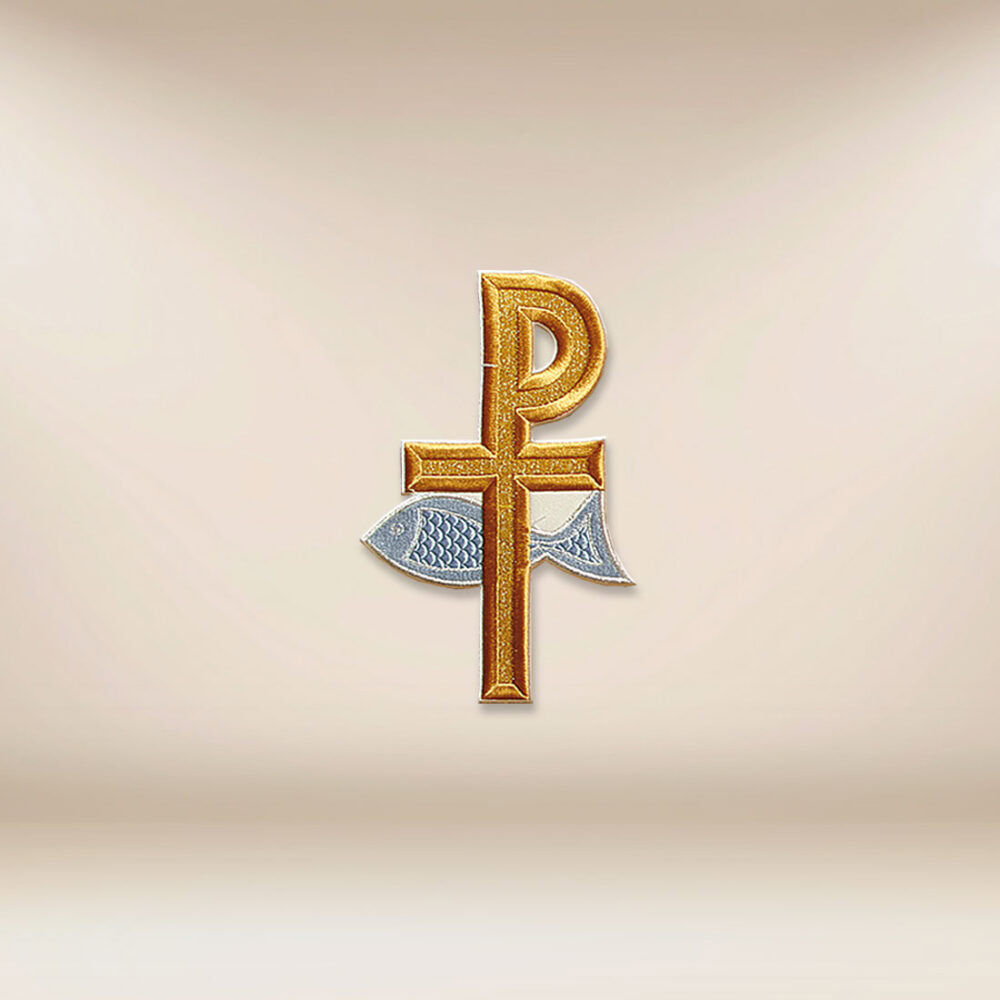 aplikacja haftowana PX z rybą