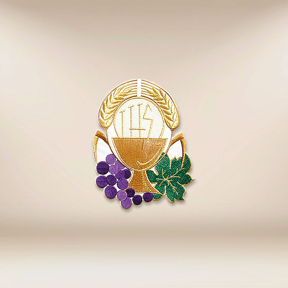 aplikacja haftowana kielich