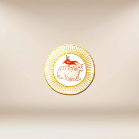 Aplikacja haftowana "Baranek"