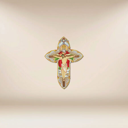 Aplikacja haftowana "Trójca  Święta"