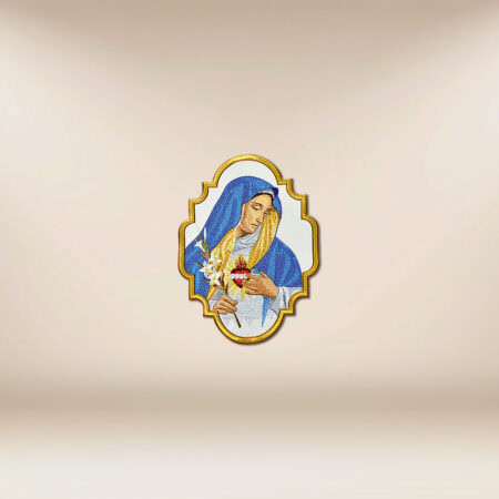 Aplikacja haftowana "Matka Boża"