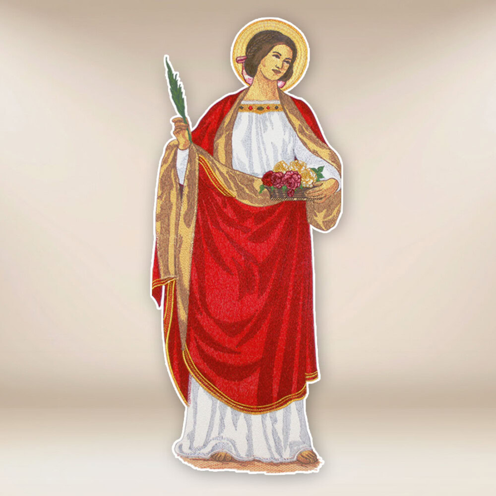 Aplikacja haftowana Św. Dorota