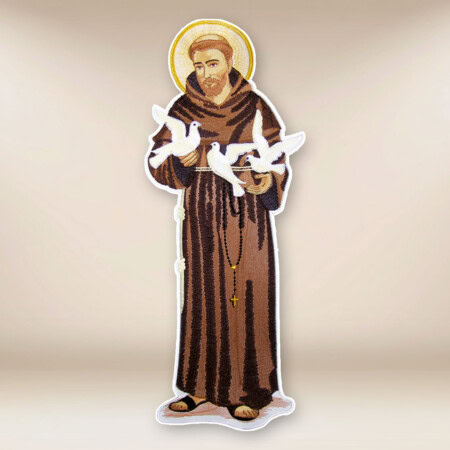 Aplikacja haftowana Św. Franciszek