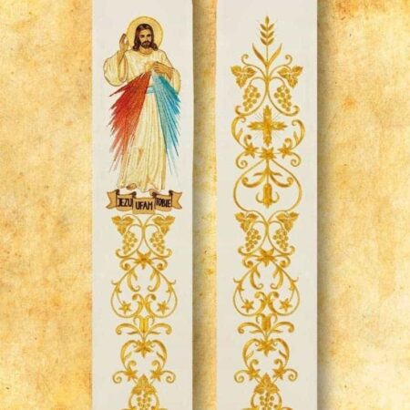 Stuła Haftowana "Jezus
 Miłosierny"