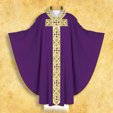 Ornat haftowany "Te Deum"