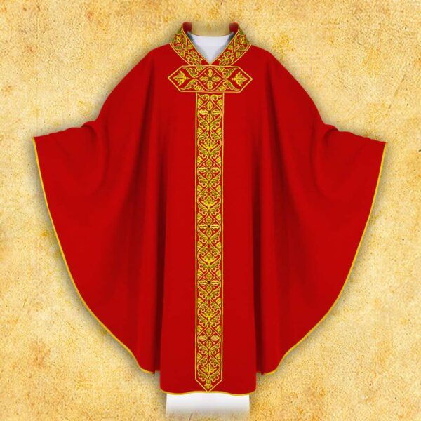 Ornat haftowany "Cardinale"