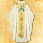 Ornat haftowany "Serce Maryi"