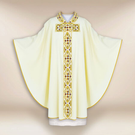Ornat haftowany "Te Deum"