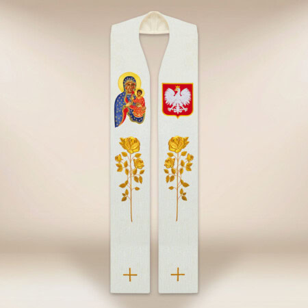 Stuła haftowana "Patriotyczna"