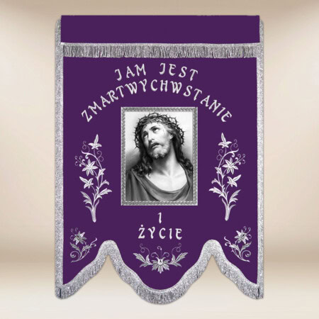 Chorągiew żałobna "Jezus Cierpiący"