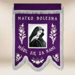 Chorągiew żałobna Matka Boża