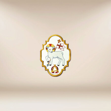 Aplikacja haftowana "Baranek Boży "