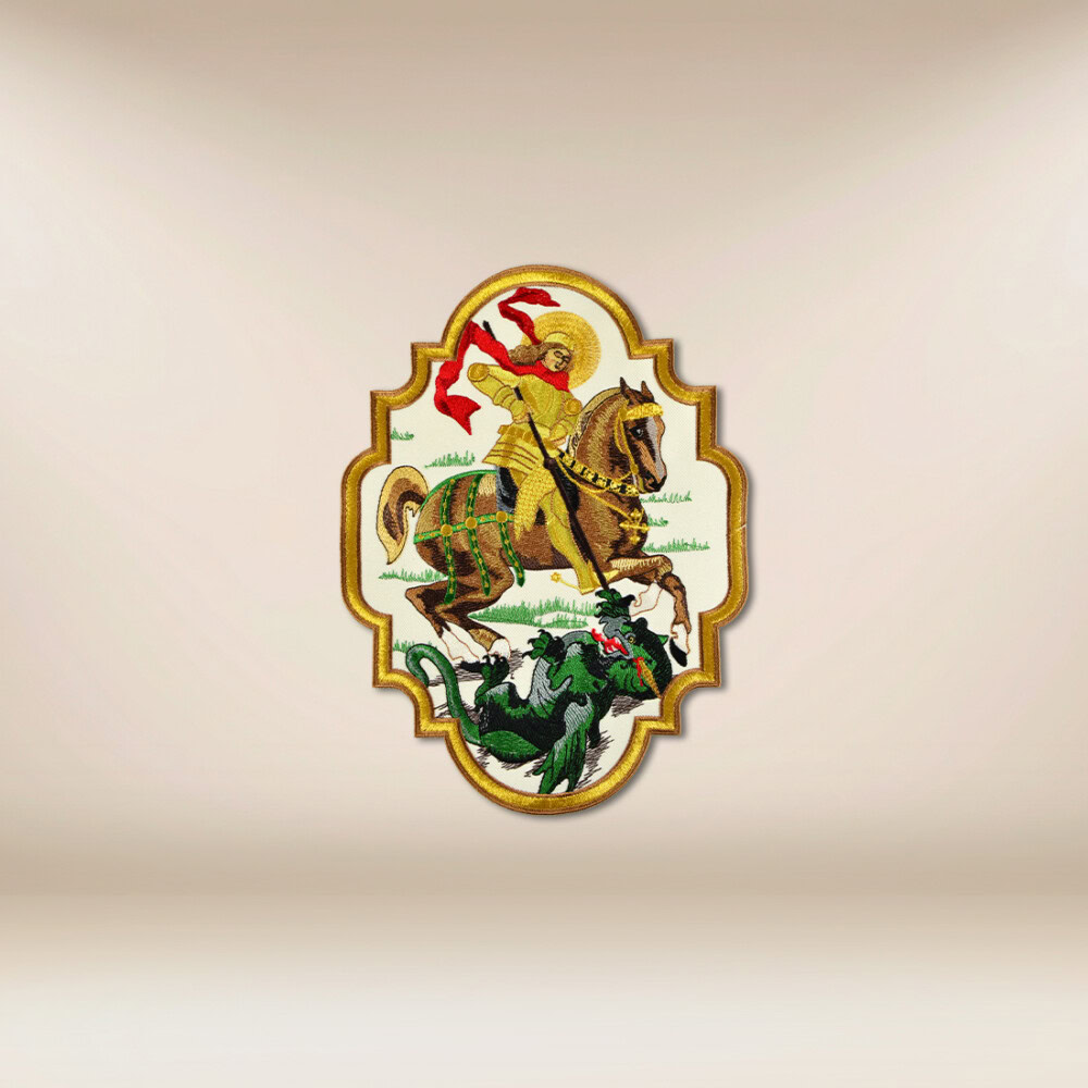 Aplikacja haftowana Święty Jerzy