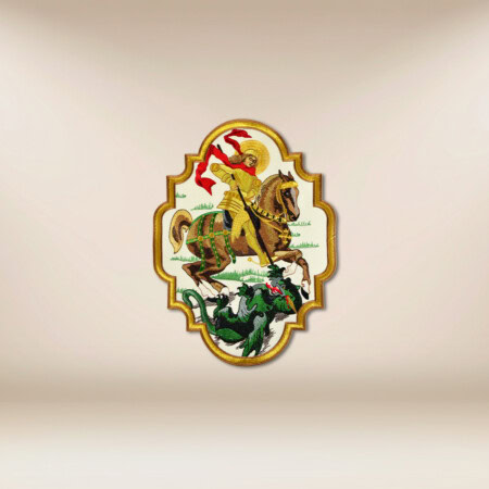 Aplikacja haftowana " Św. Jerzy"