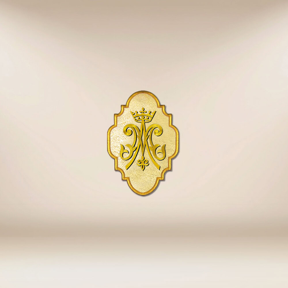 aplikacja haftowana Maryjna