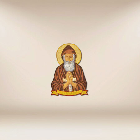 Aplikacja haftowana "Św. Charbel"