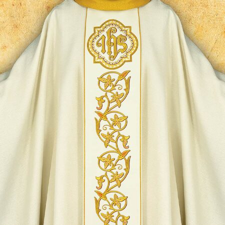 Ornat haftowany "Sanctus"