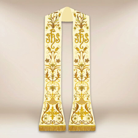 Stuła haftowana rzymska "Angelus"