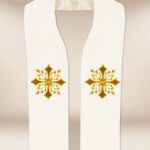 Stuła haftowana “Deo”