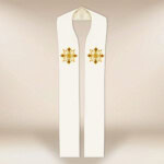 Stuła haftowana “Deo”