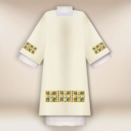 Dalmatyka haftowana liturgiczna dla diakona
