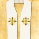 Stuła haftowana "Deo"
