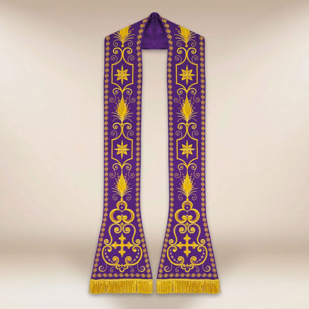 Stuła haftowana rzymska “Sacrum”