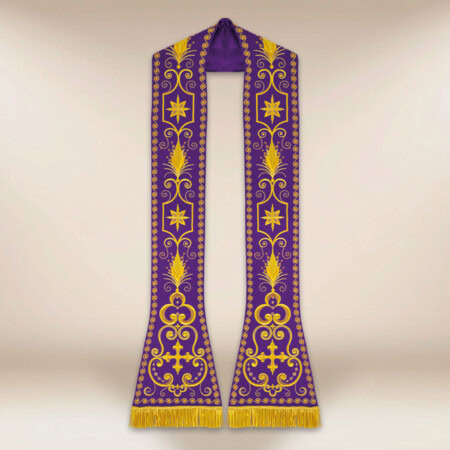 Stuła haftowana rzymska "Sacrum"