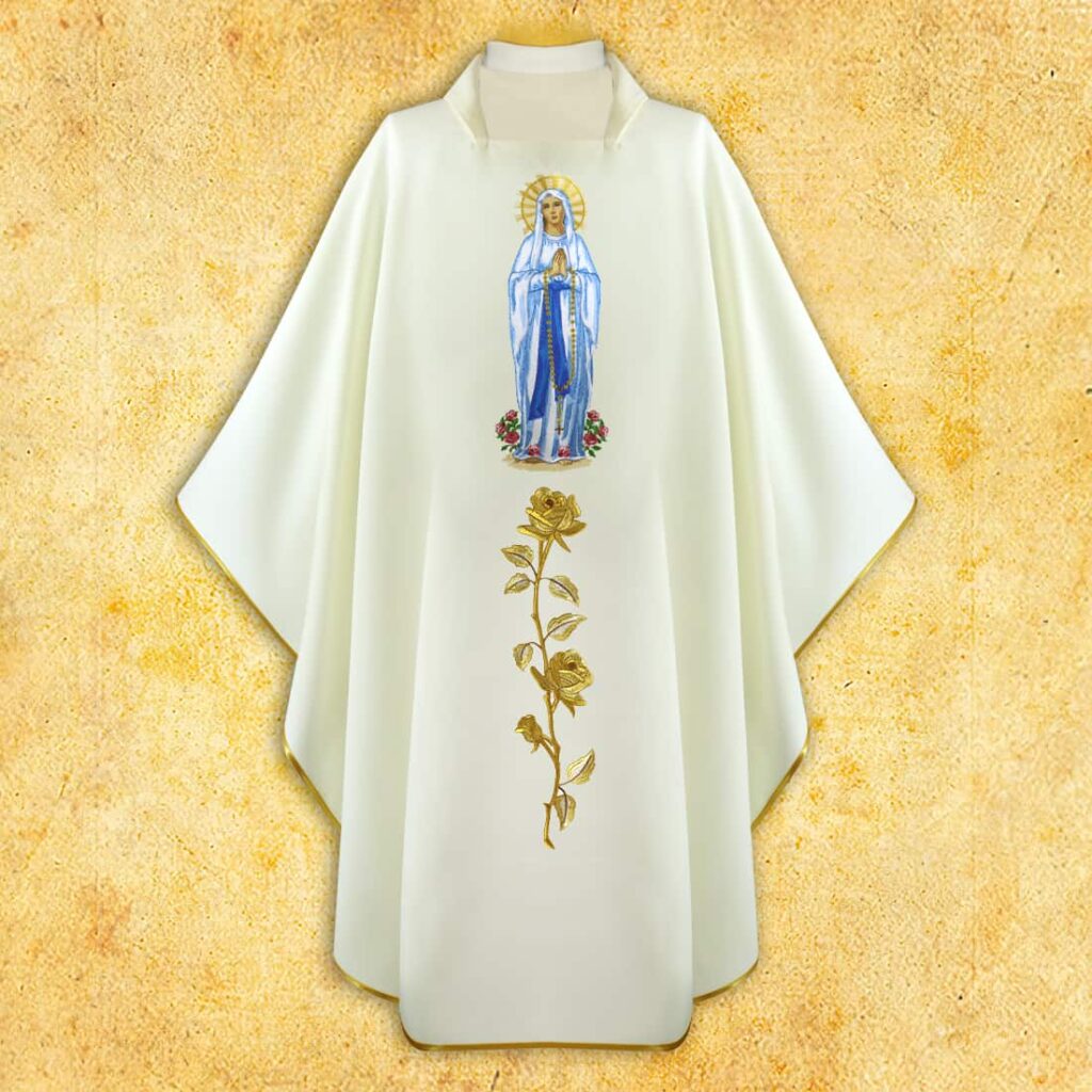 Ornat haftowany Madonna Di Lourdes