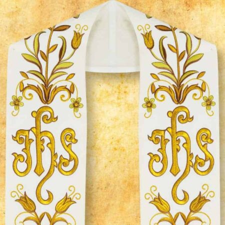 Stuła haftowana rzymska "Angelus"