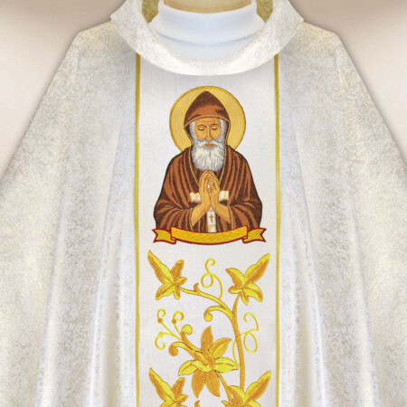 Ornat haftowany Św. Charbel