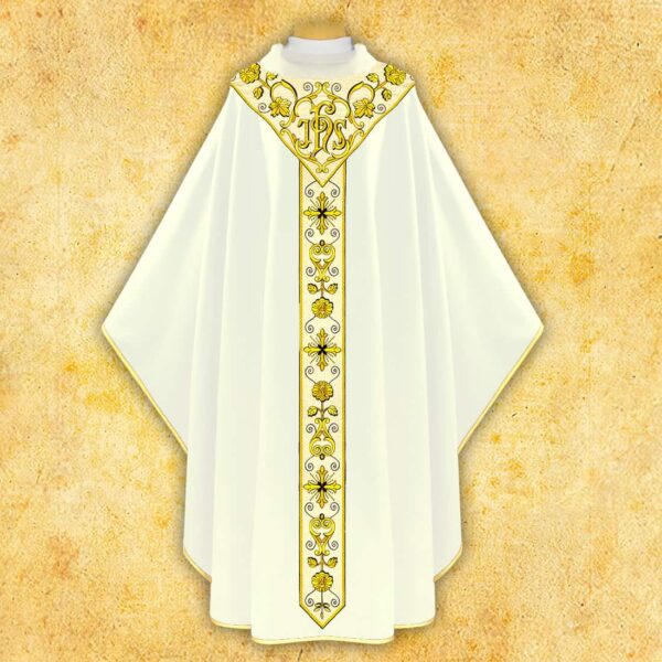 Ornat haftowany "Gaudete"